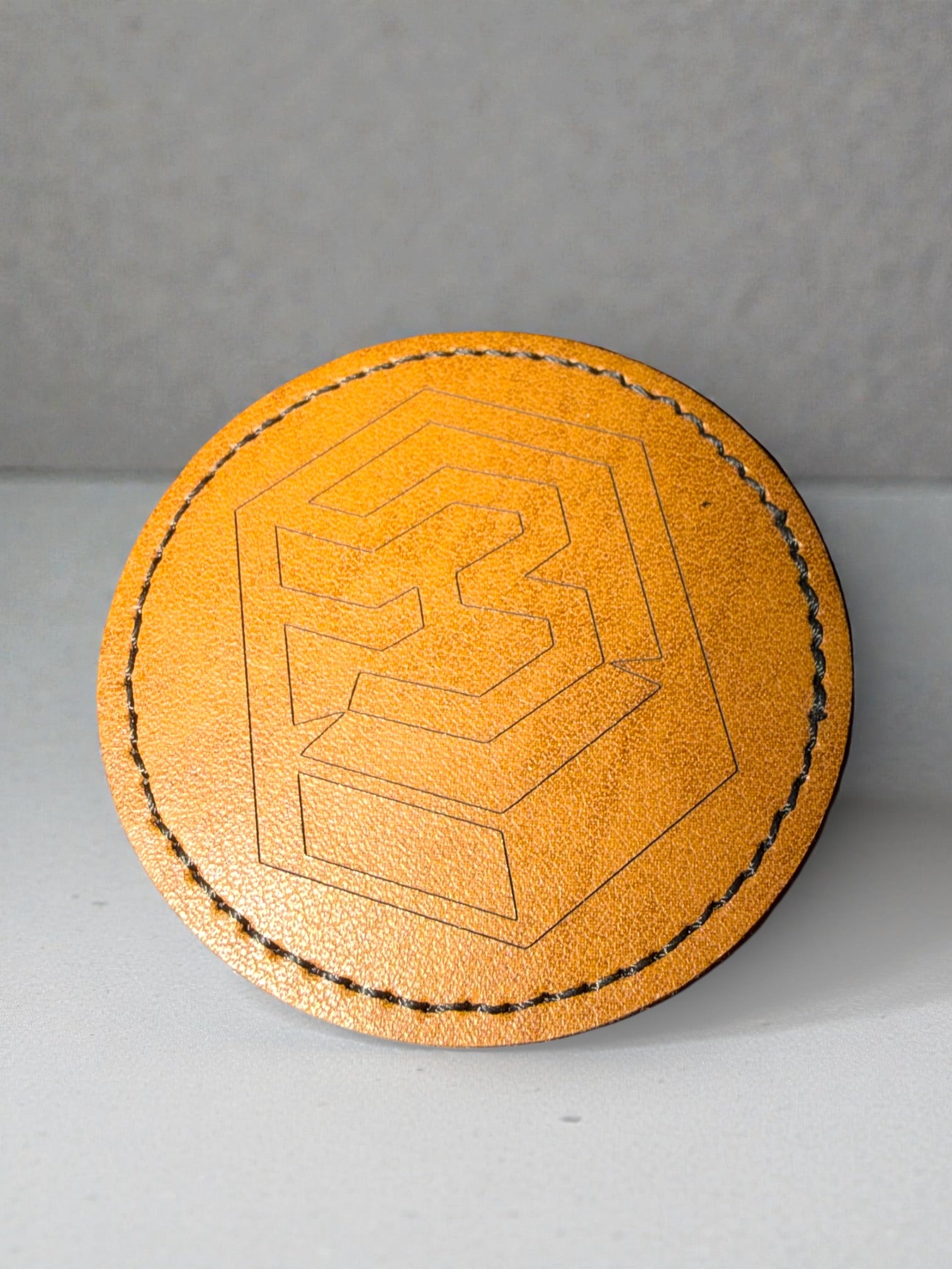 Iron-On Leather Badges