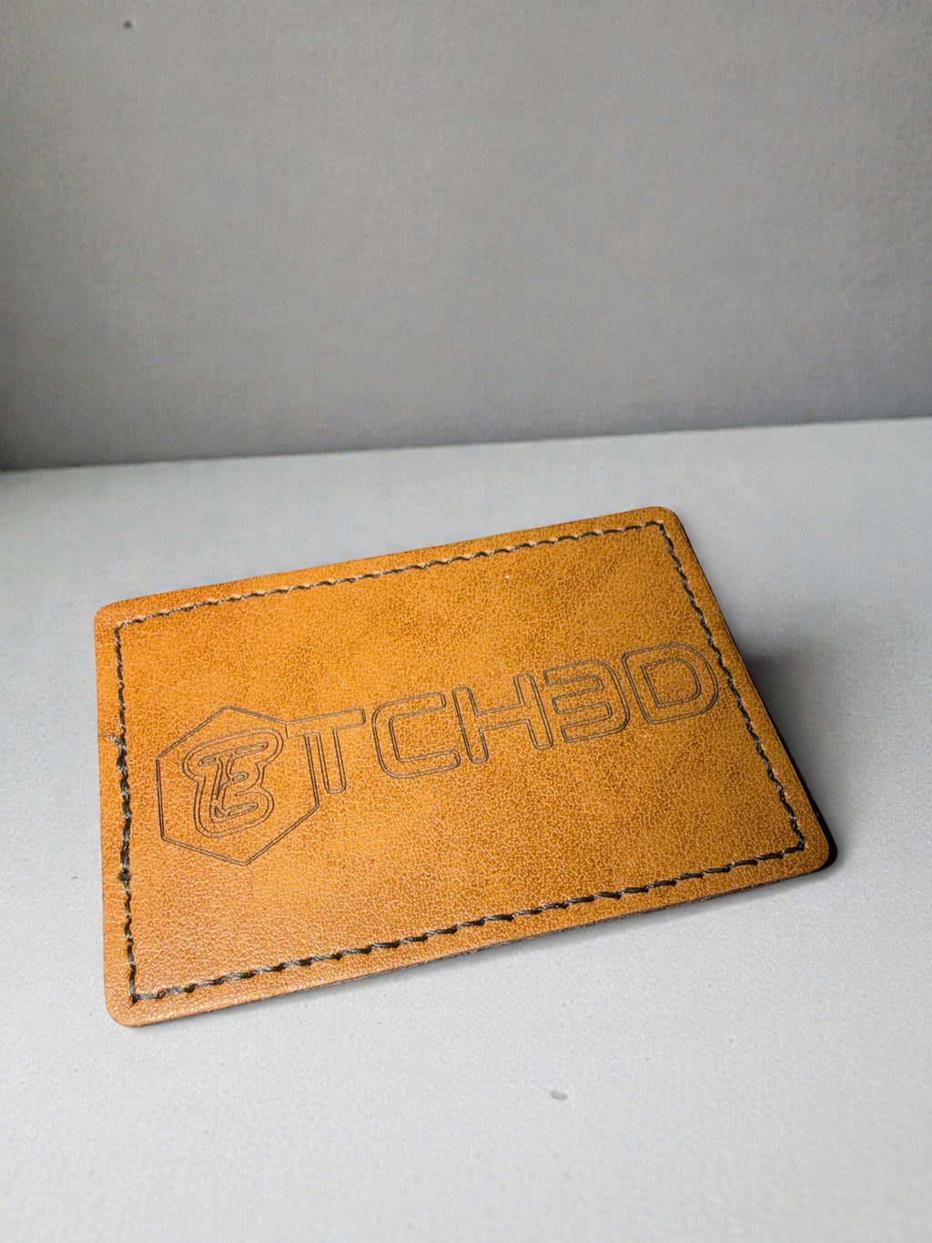 Iron-On Leather Badges