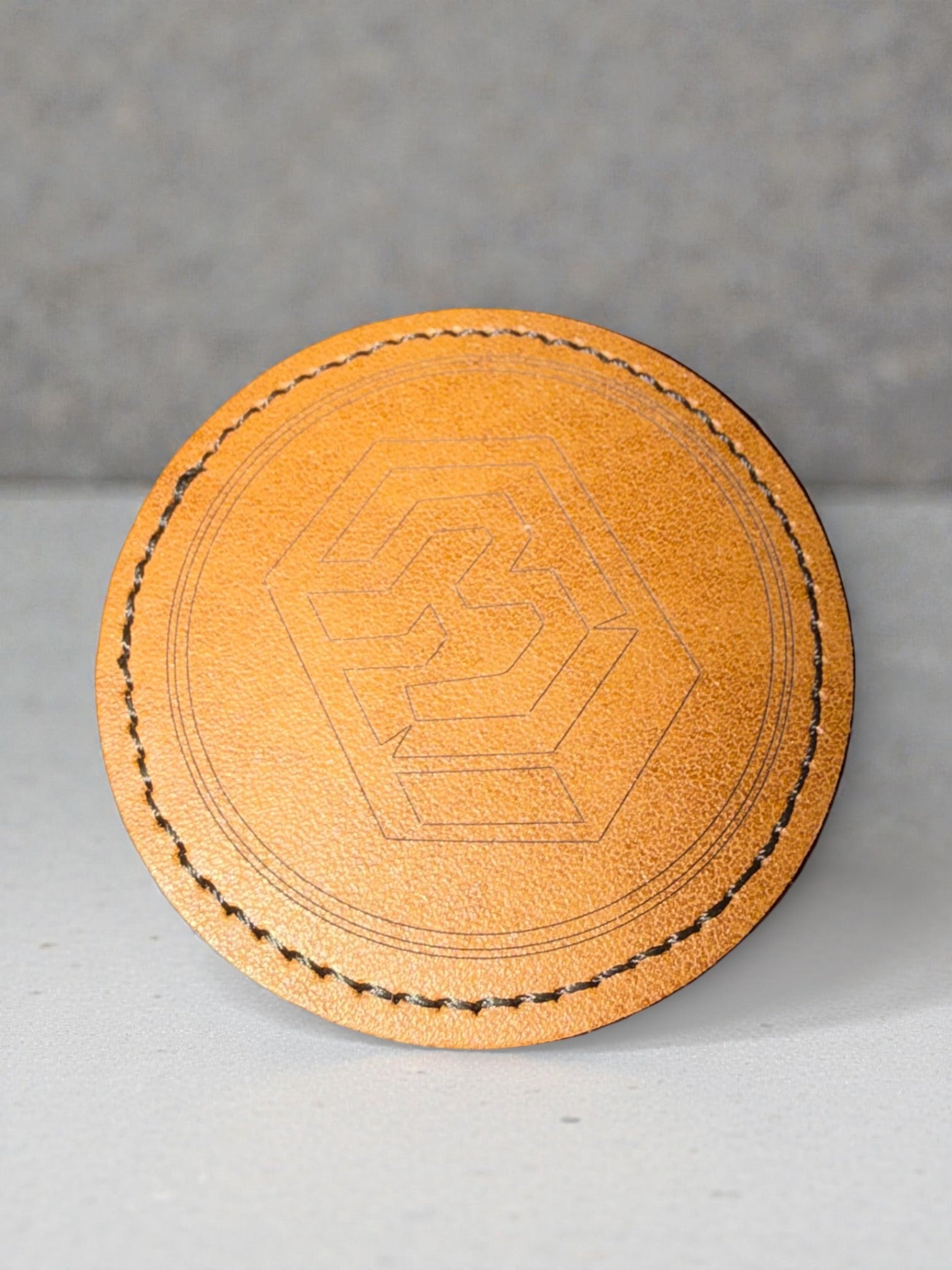 Iron-On Leather Badges