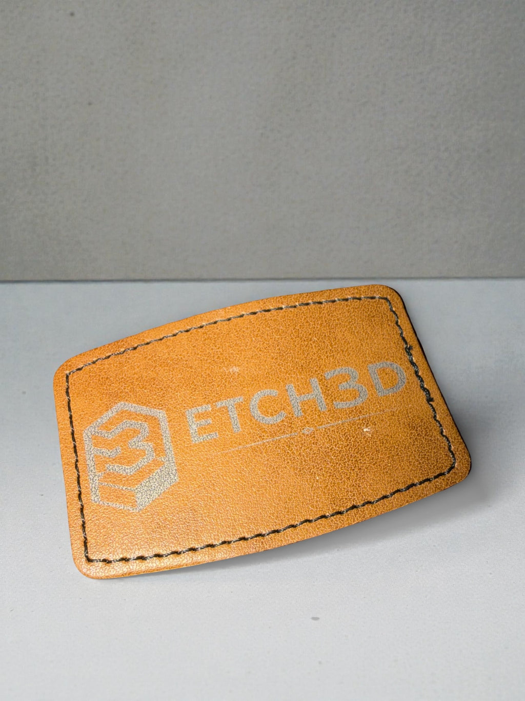 Iron-On Leather Badges